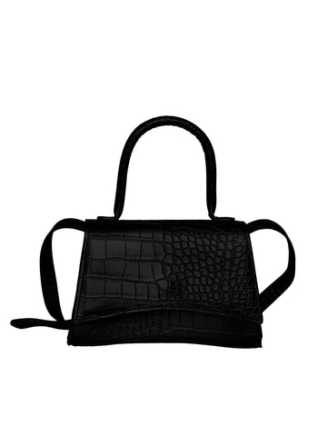 Umhängetasche mit Kroko-Look