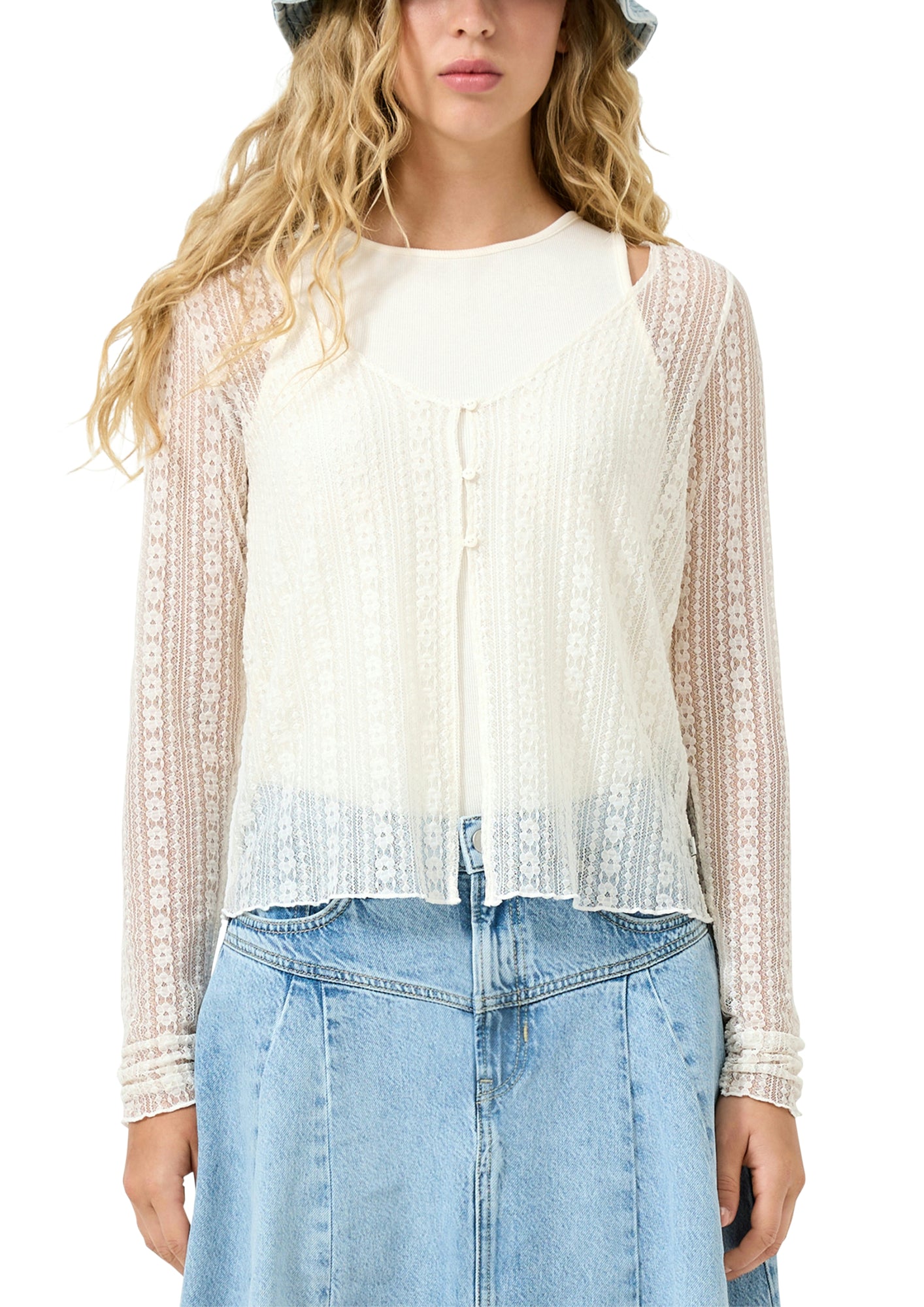 Q/S by s.Oliver T-Shirts  creme