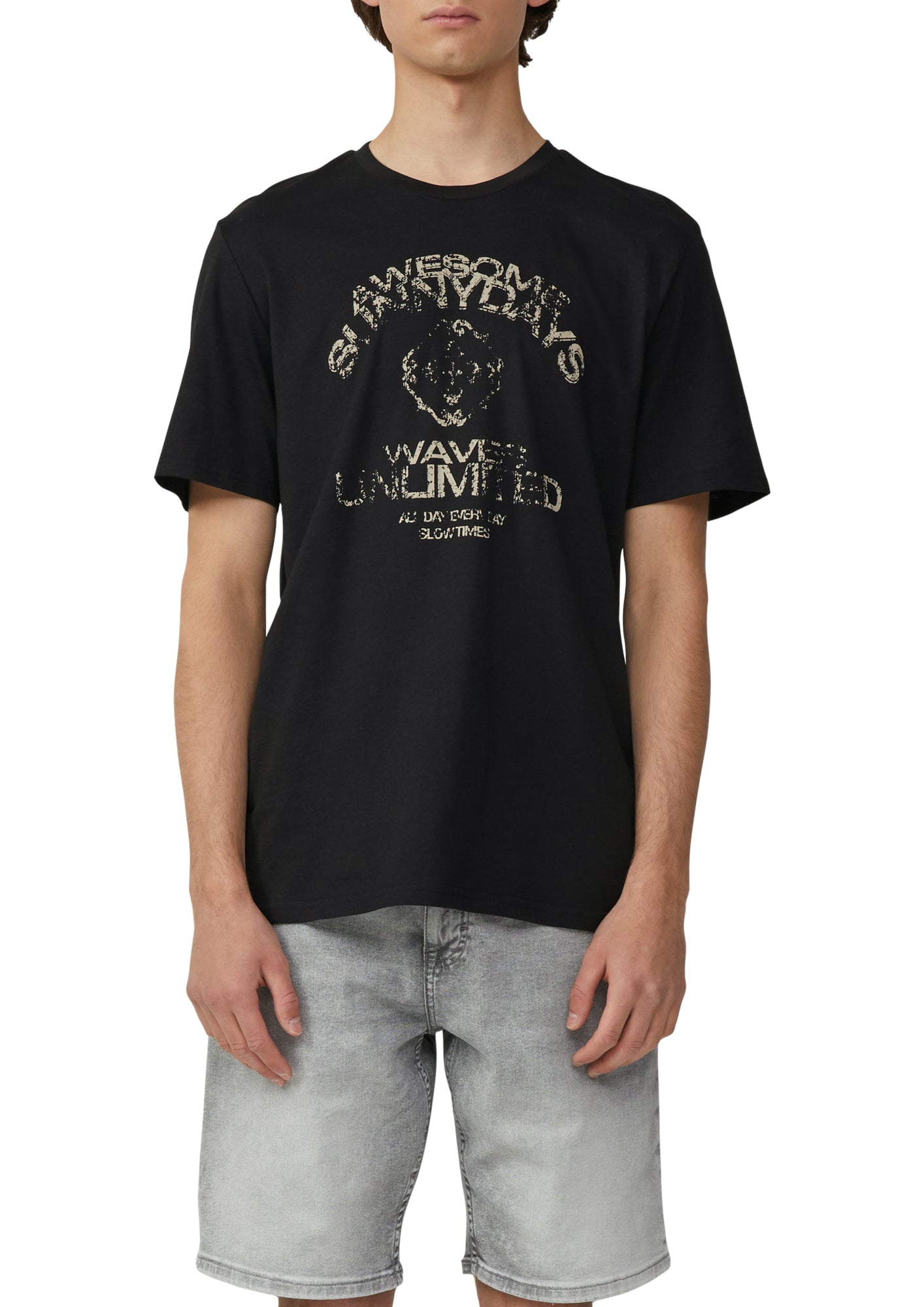 Q/S by s.Oliver T-Shirts  schwarz