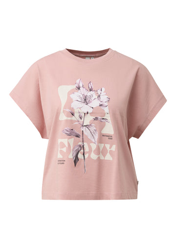 Baumwollshirt mit Frontprint