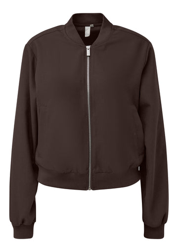 Blousonjacke mit Rippbündchen