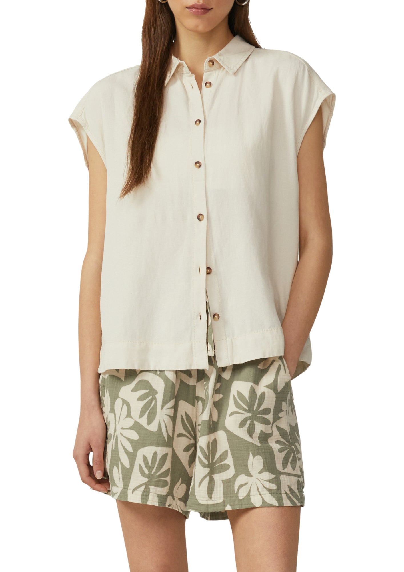 Q/S by s.Oliver Blusen  beige