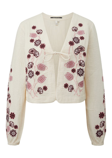 Blusenjacke aus Musselin
