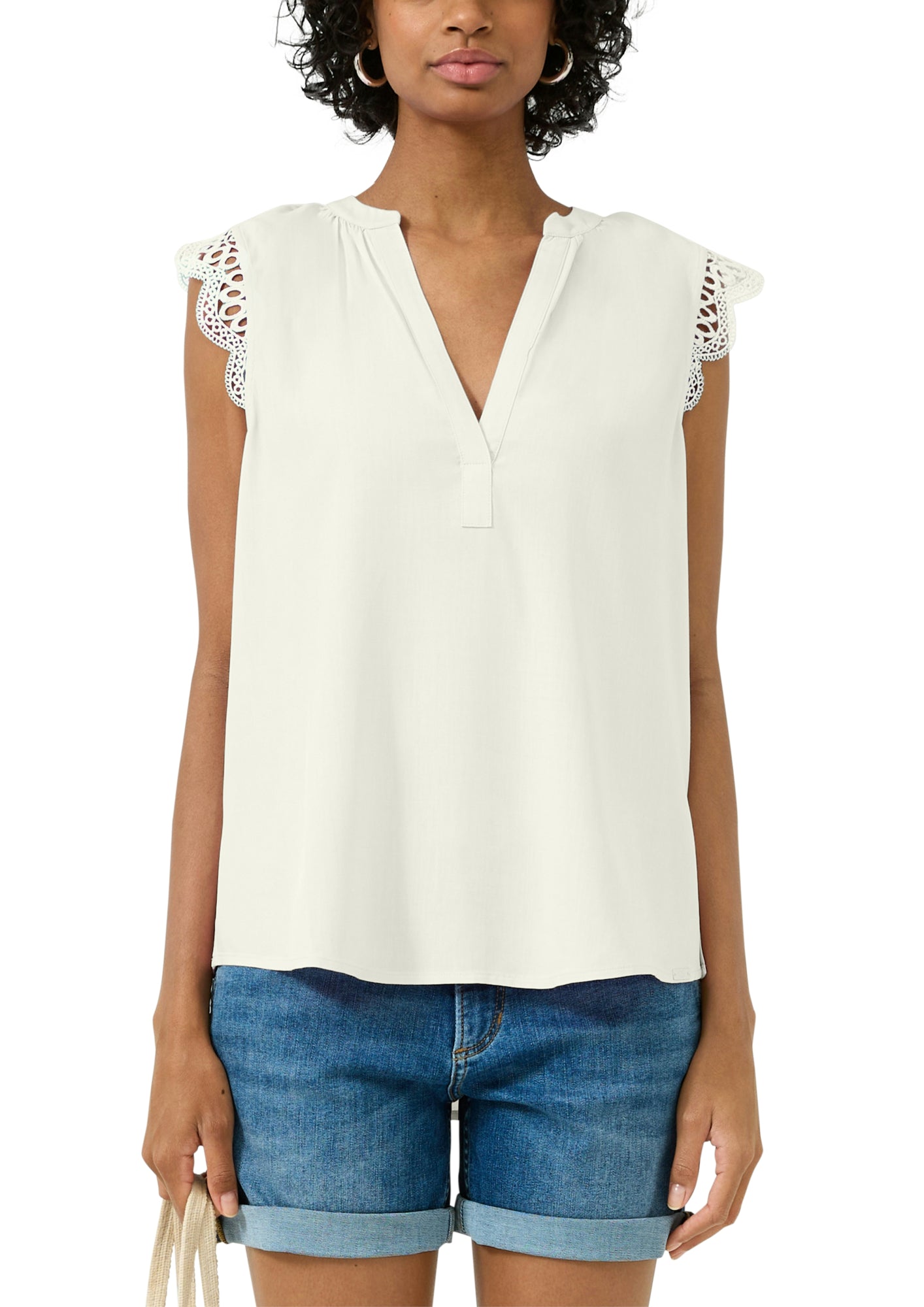 Q/S by s.Oliver Blusen  creme