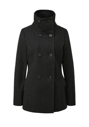 Cabanjacke in Wolloptik
