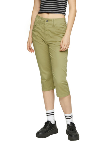 Caprihose aus Baumwoll-Satin