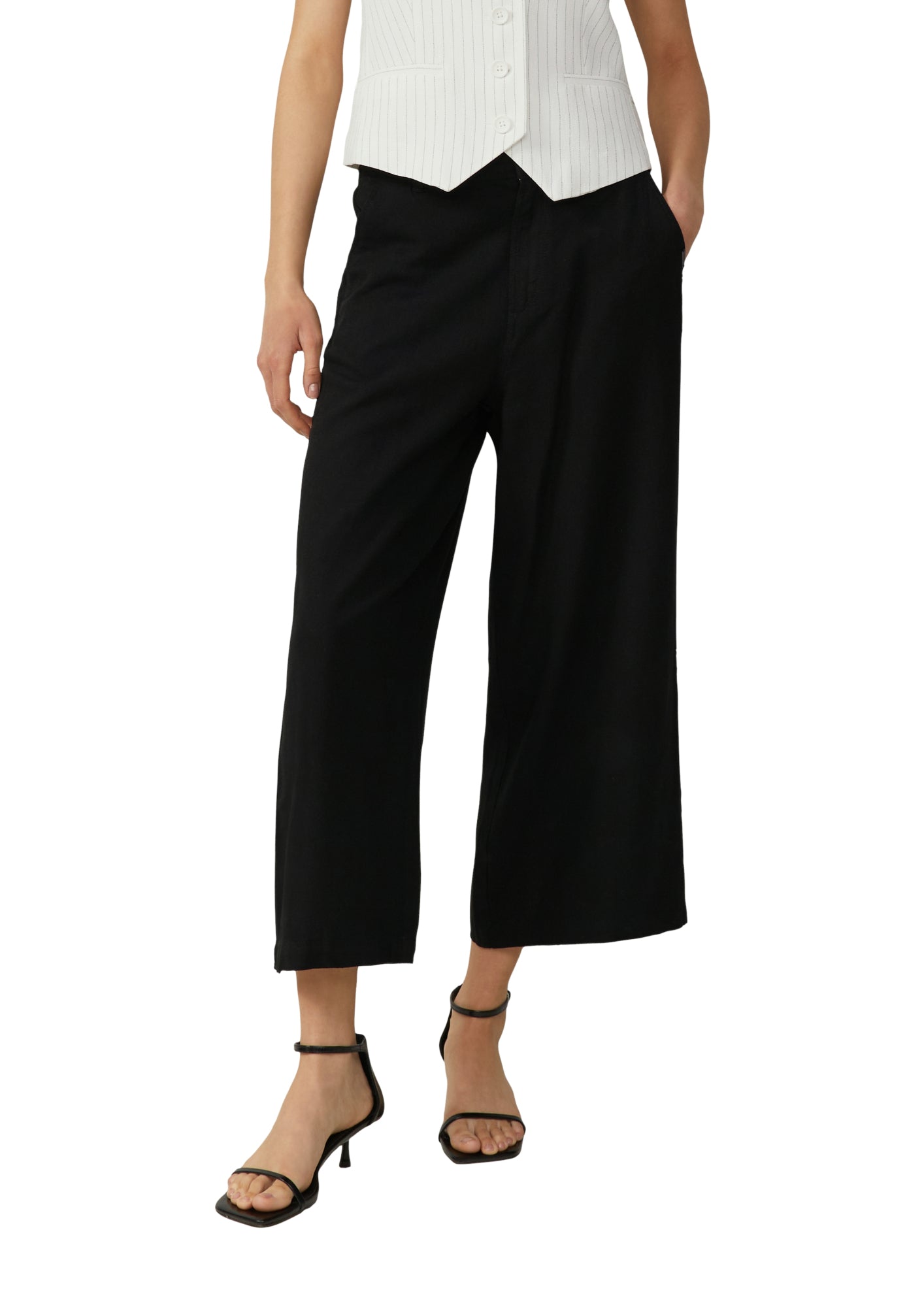 Q/S by s.Oliver Culottes  schwarz
