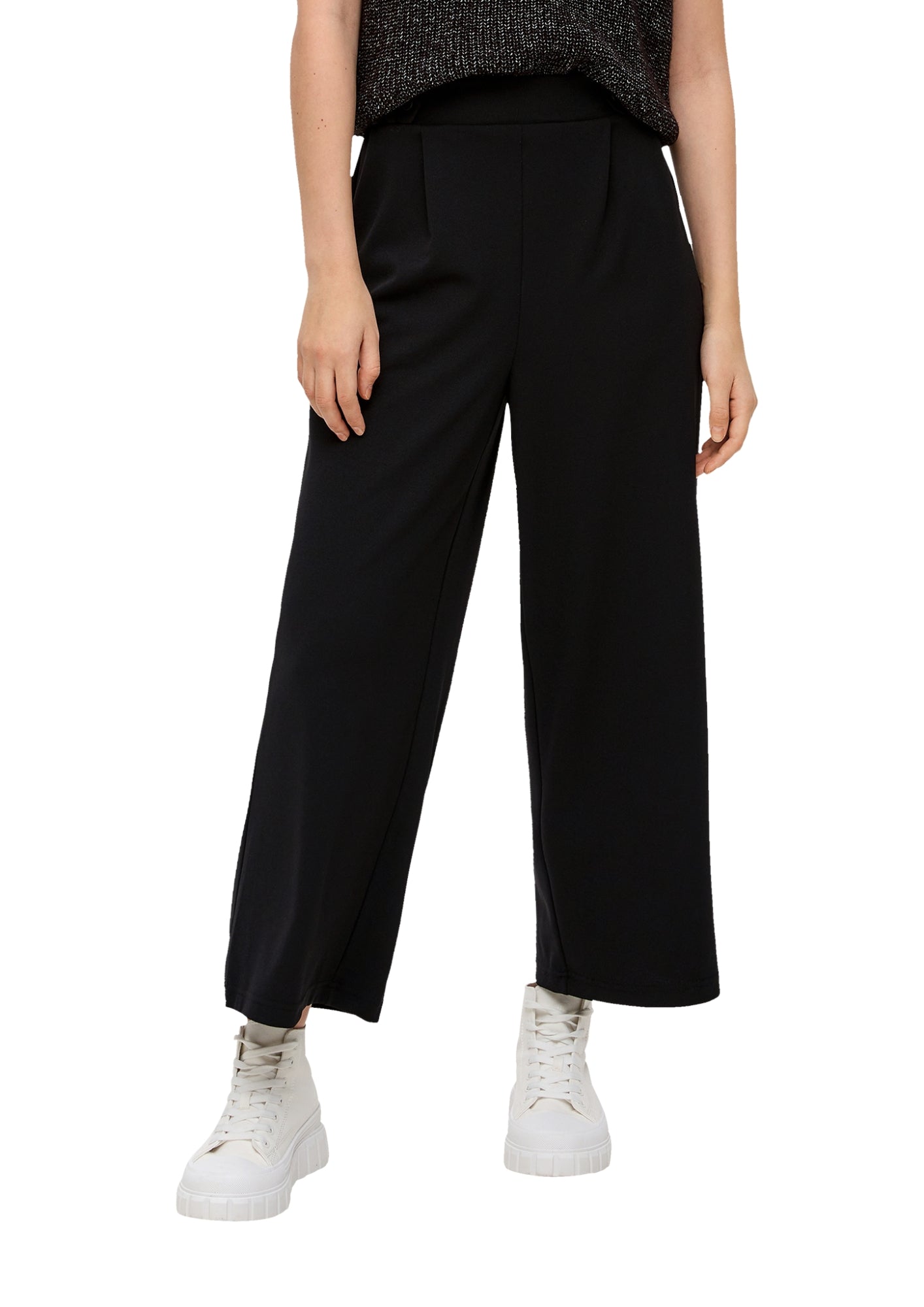 Q/S by s.Oliver Culottes  schwarz