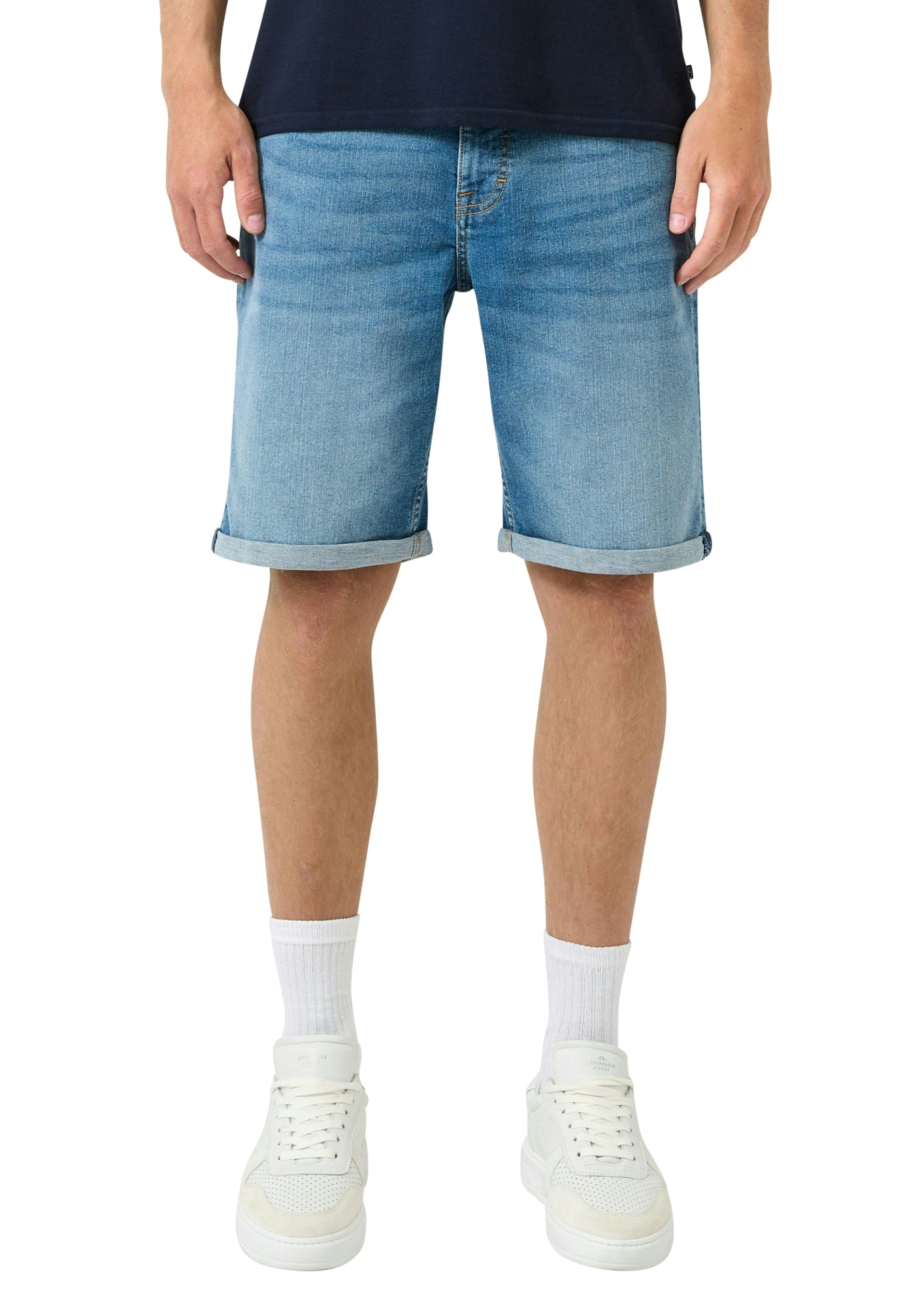 Q/S by s.Oliver Jeansshorts  blau