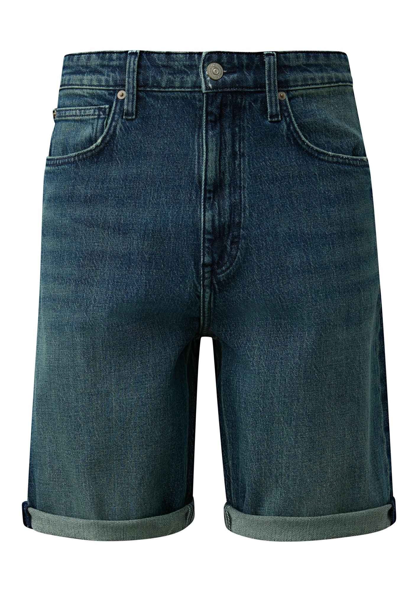 Q/S by s.Oliver Jeansshorts  dunkelblau