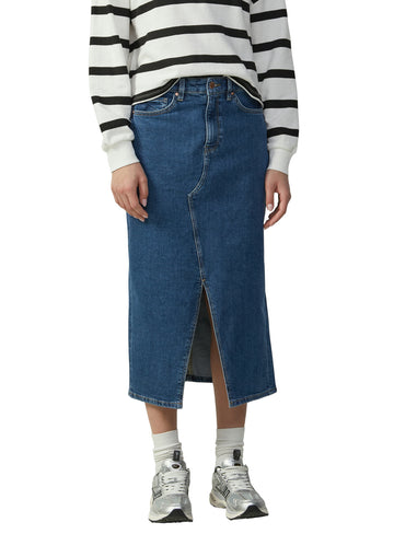 Denimrock mit Schlitz