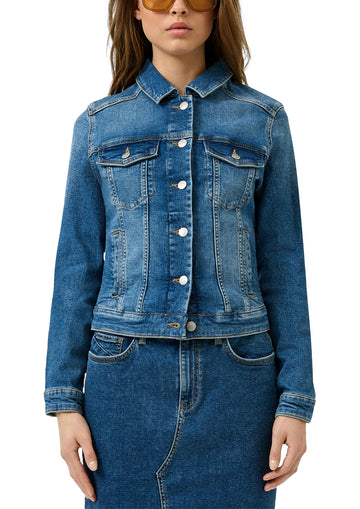 Elastische Jeansjacke