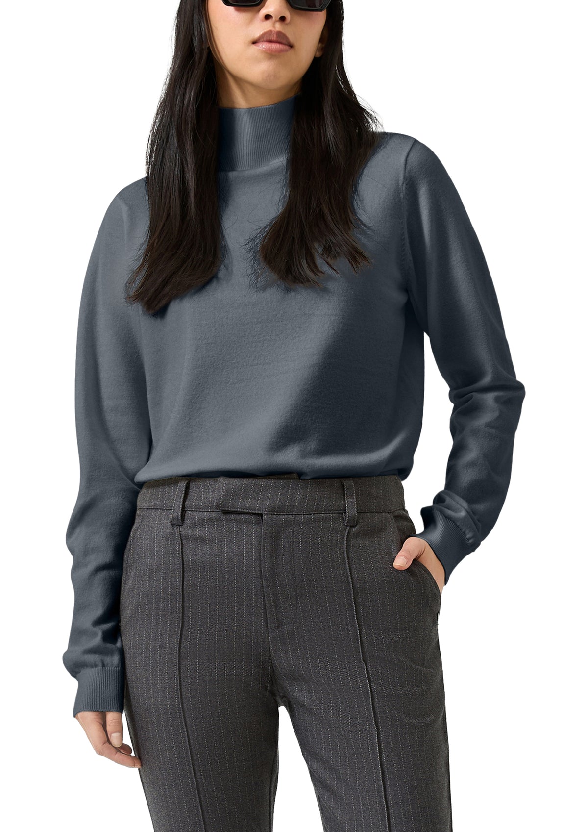 Q/S by s.Oliver Pullover  grau
