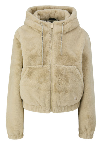 Flauschige Kapuzenjacke