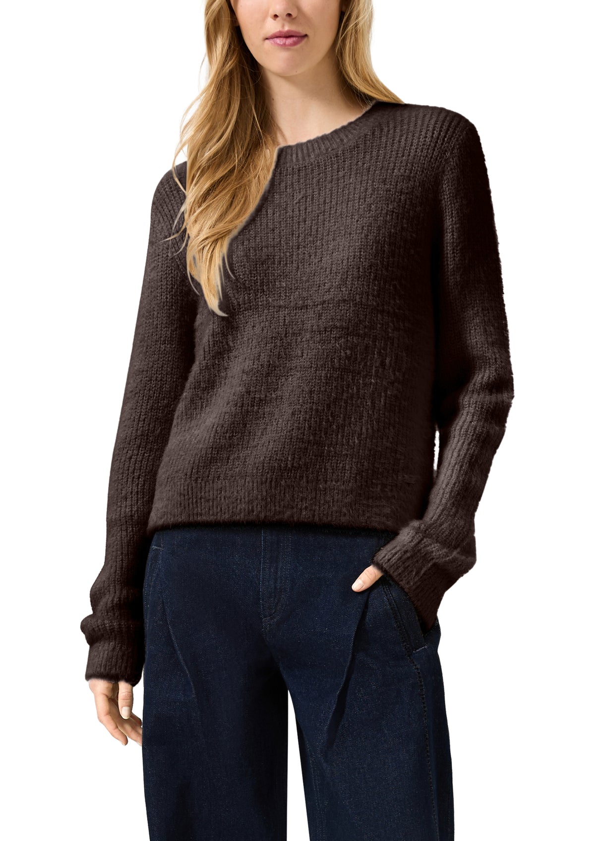 Q/S by s.Oliver Pullover  braun