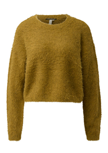 Flauschiger Strickpulli