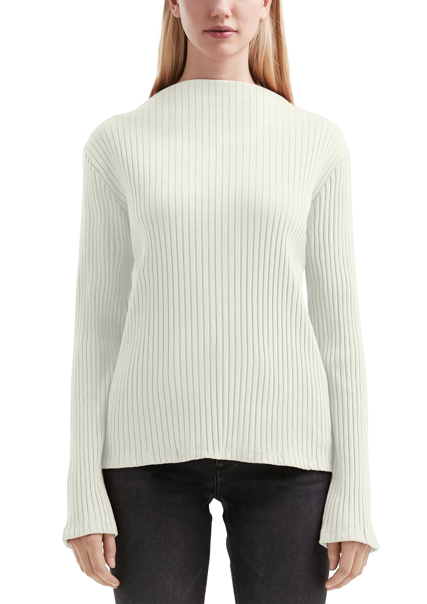 Q/S by s.Oliver Langarmshirts  creme