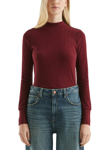 Geripptes Langarmshirt