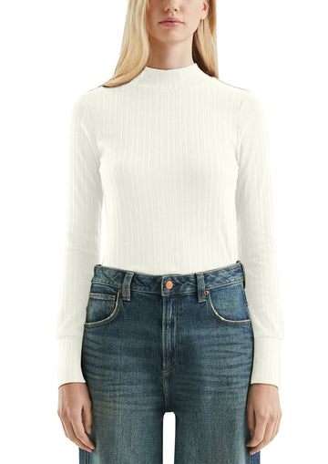 Geripptes Langarmshirt