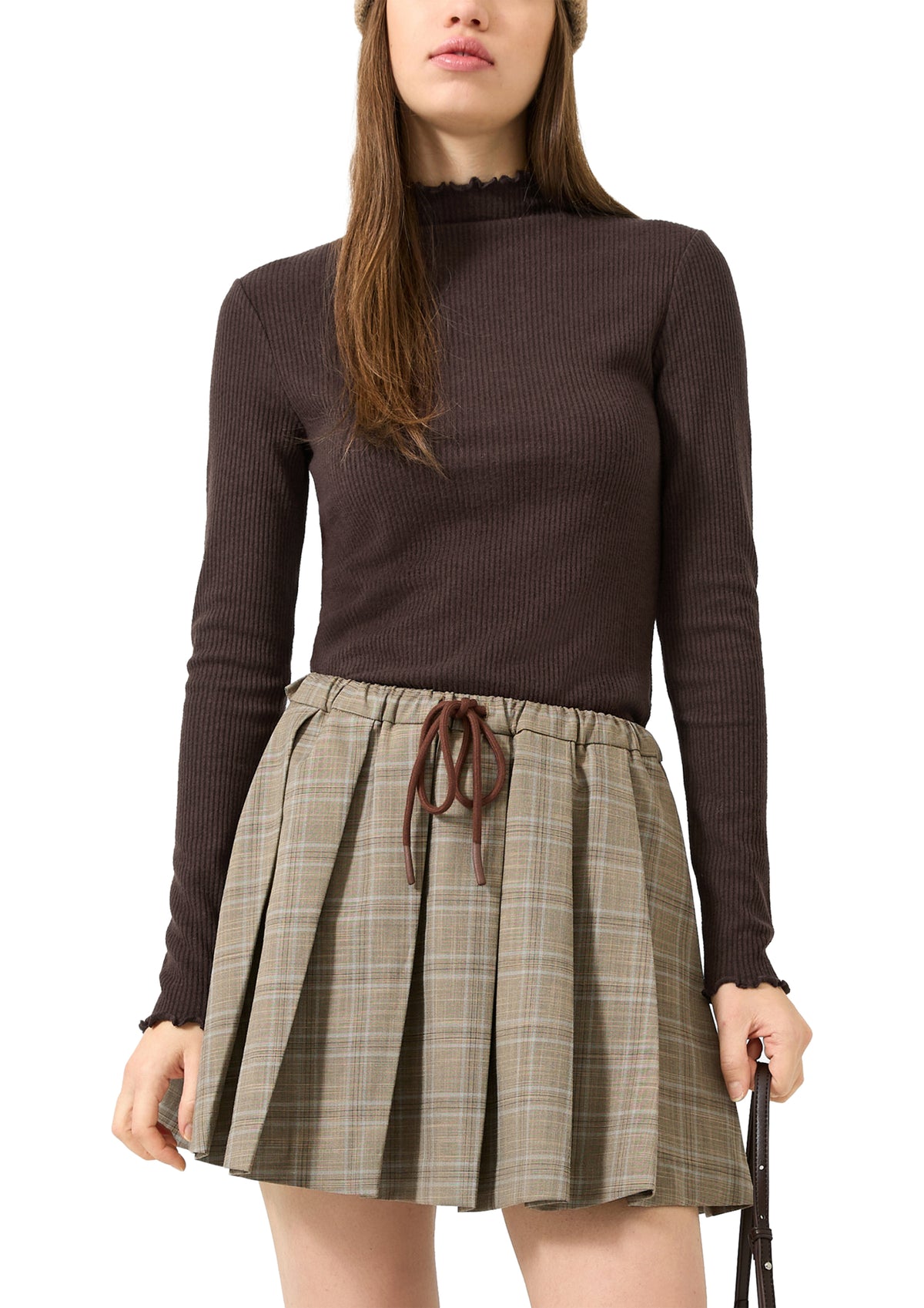 Q/S by s.Oliver Langarmshirts  braun