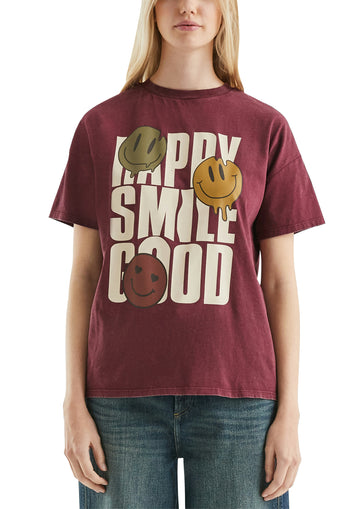 Gewaschenes Printshirt