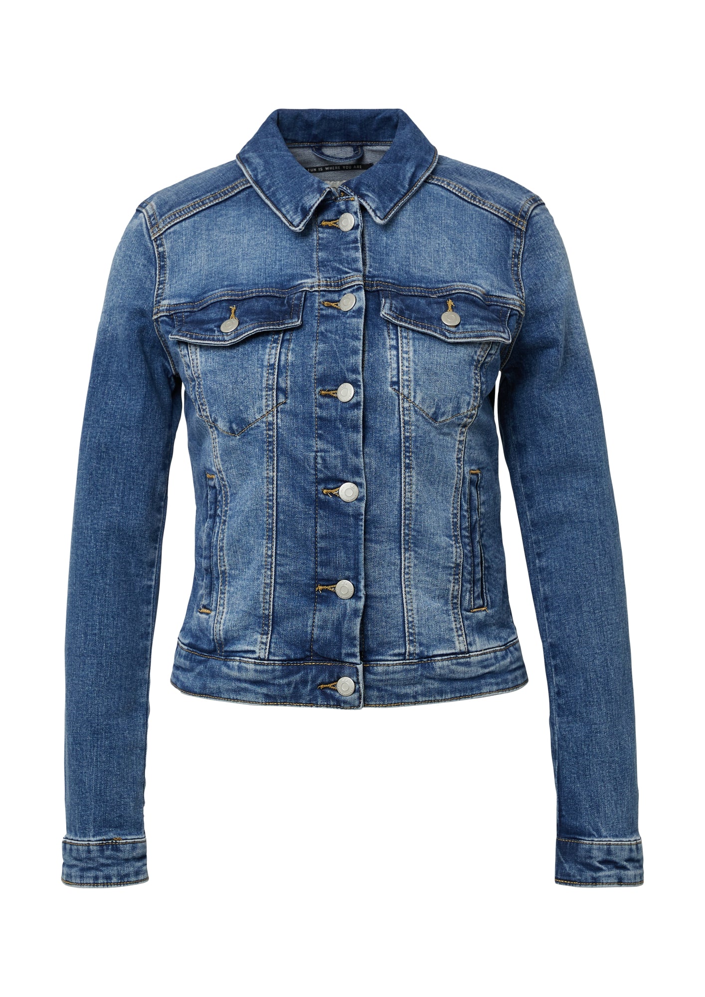 Q/S by s.Oliver Jeansjacken  blau