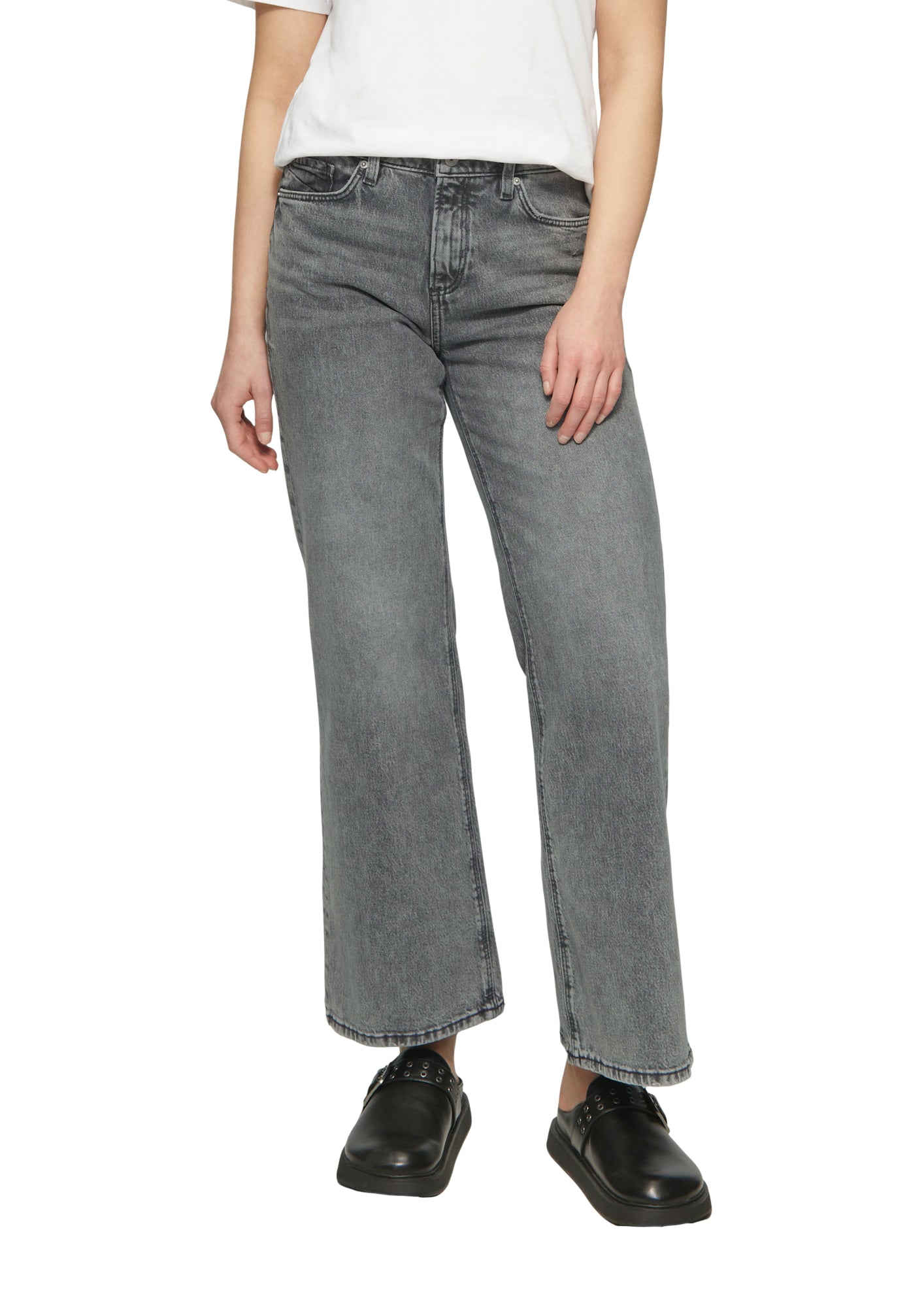 Q/S by s.Oliver Relaxed, Weit  grau