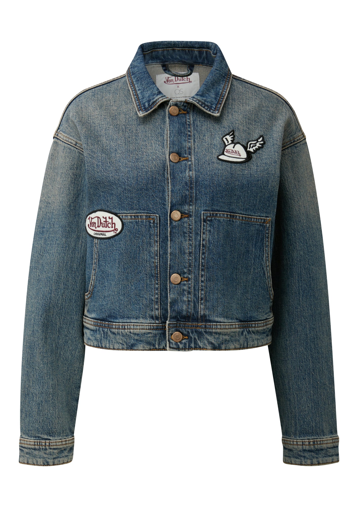 Q/S by s.Oliver Jeansjacken  blau