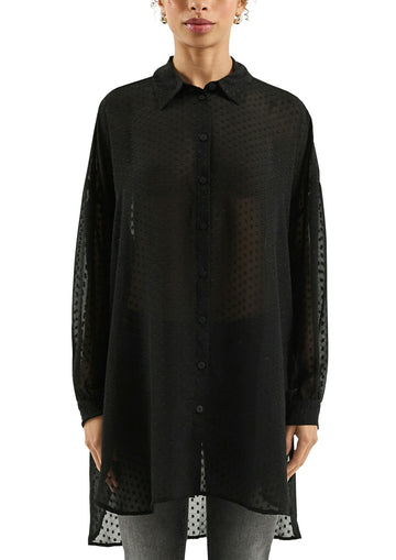 Longbluse im Oversize-Look