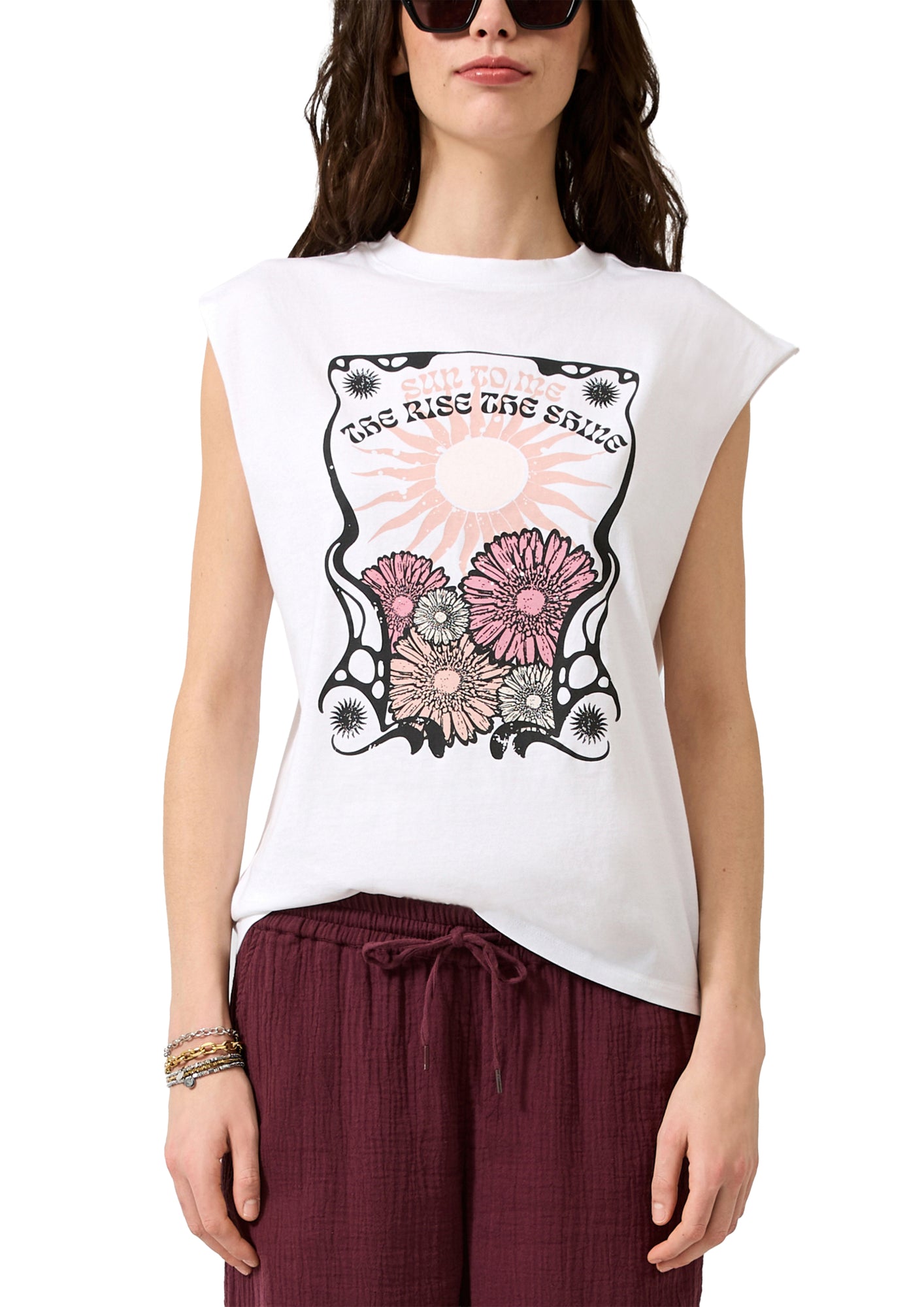 Q/S by s.Oliver T-Shirts  weiß