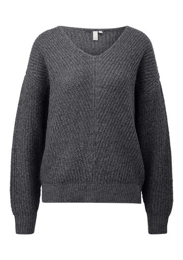 Melierter Pullover