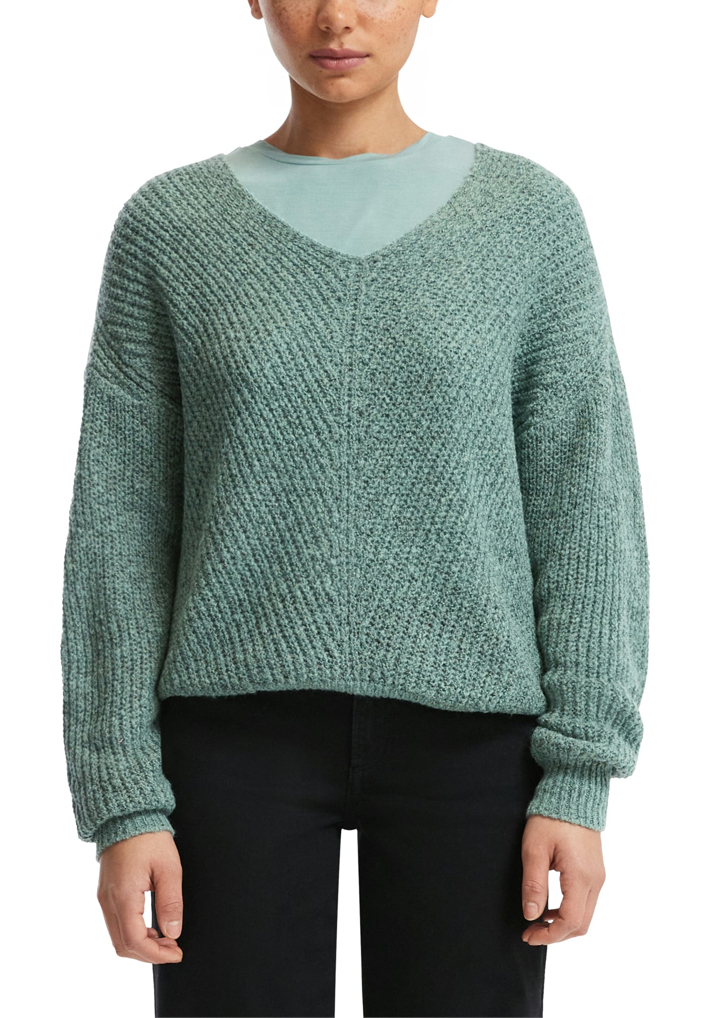Q/S by s.Oliver Pullover  grün