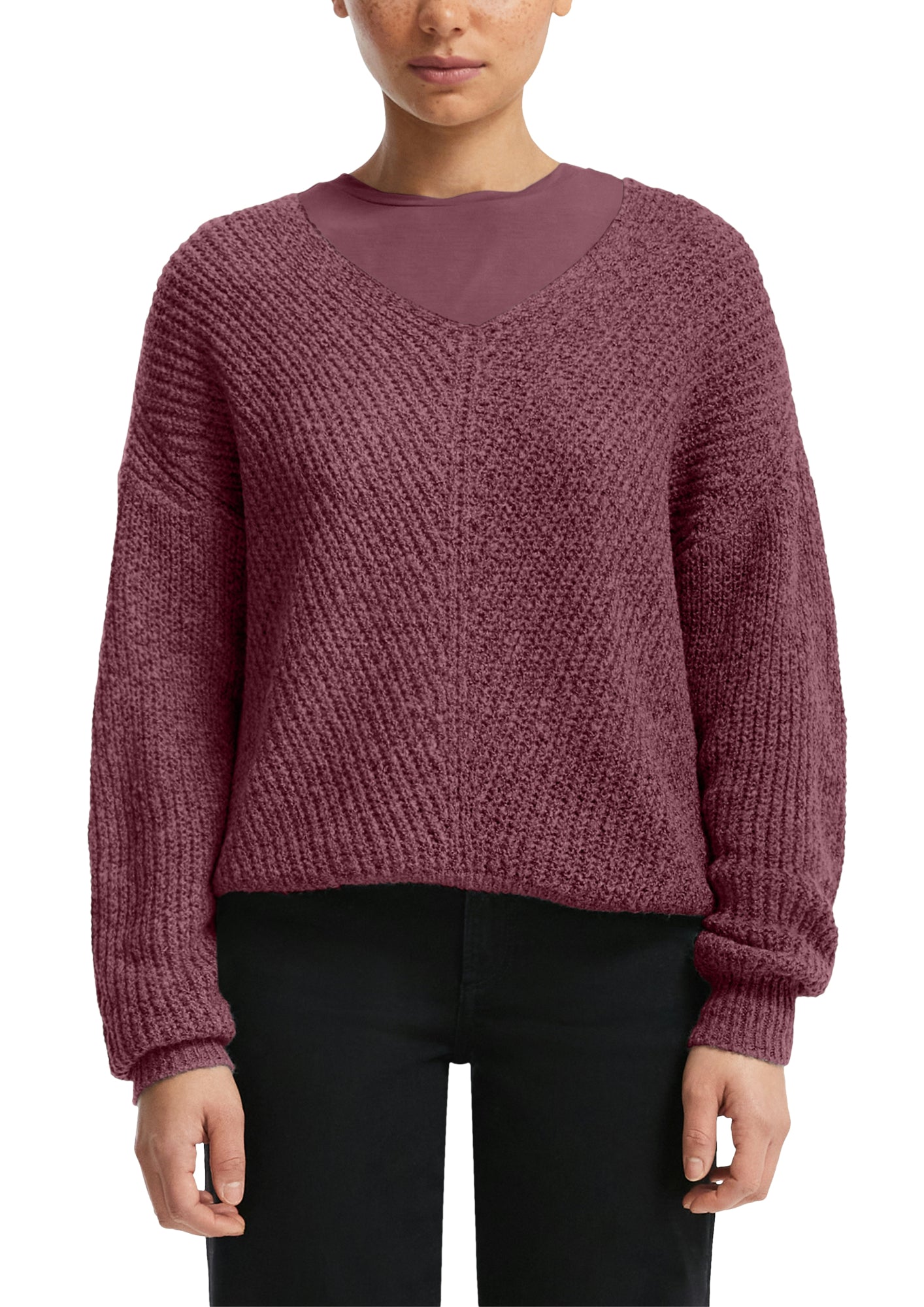 Q/S by s.Oliver Pullover  rot