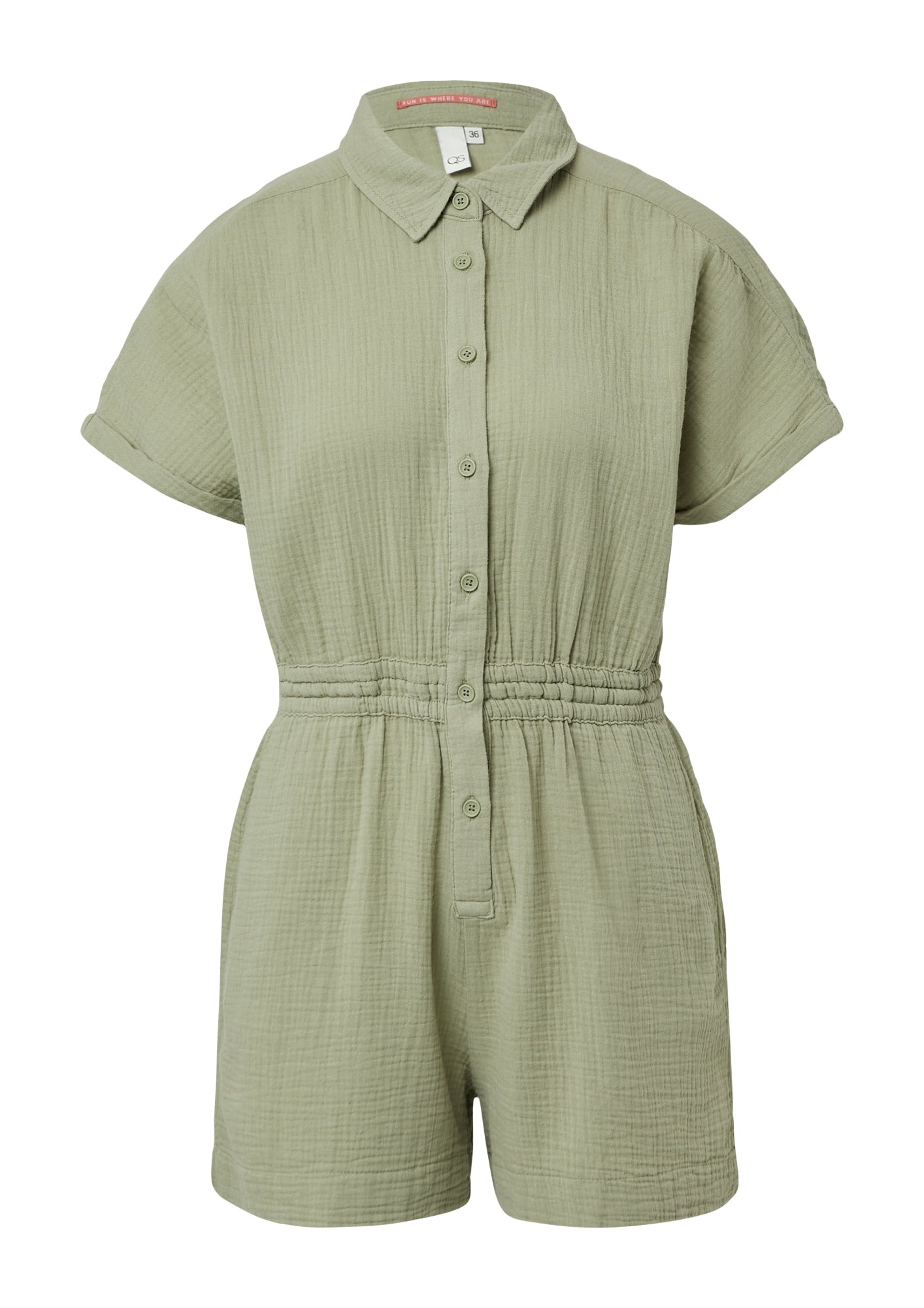 Q/S by s.Oliver Jumpsuits  hellgrün