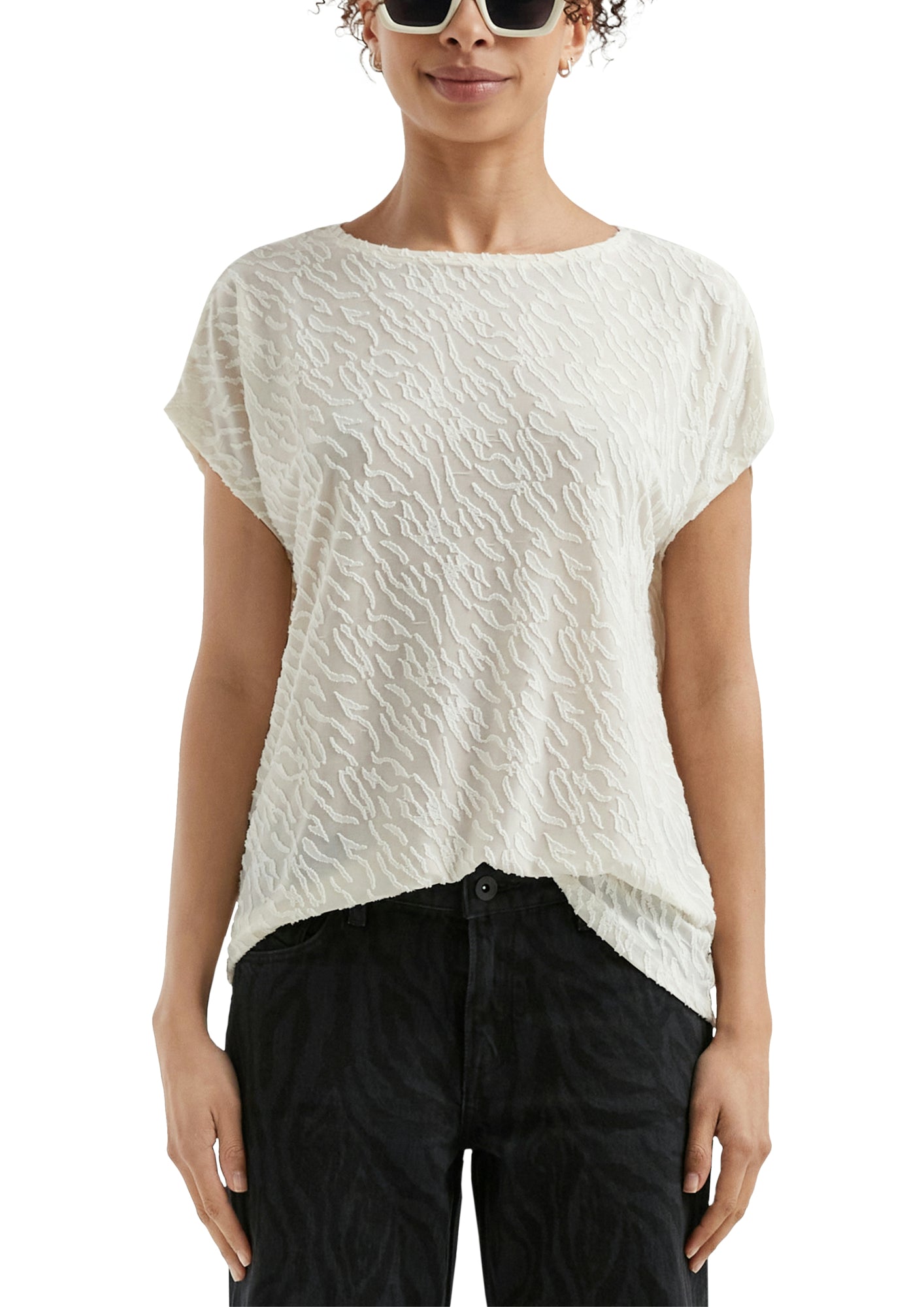 Q/S by s.Oliver T-Shirts  creme