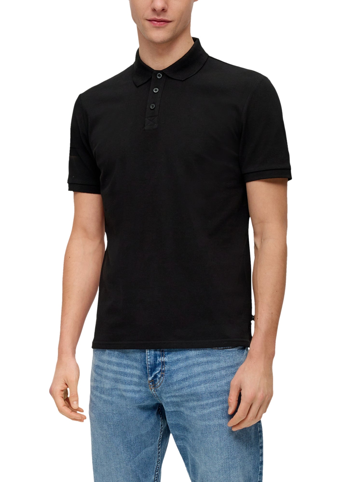 Q/S by s.Oliver Poloshirts  schwarz