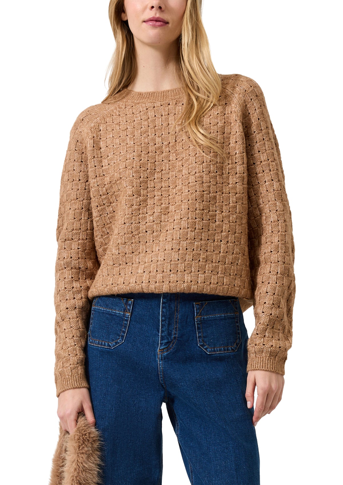 Q/S by s.Oliver Pullover  braun