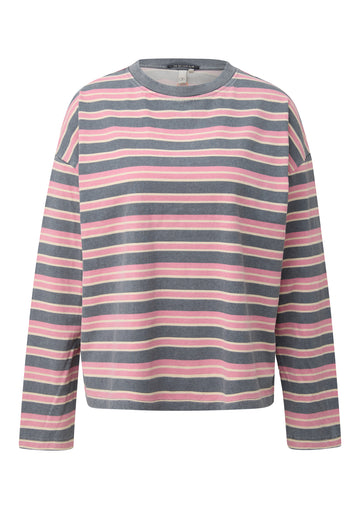 Ringelshirt mit ausgewaschener Optik