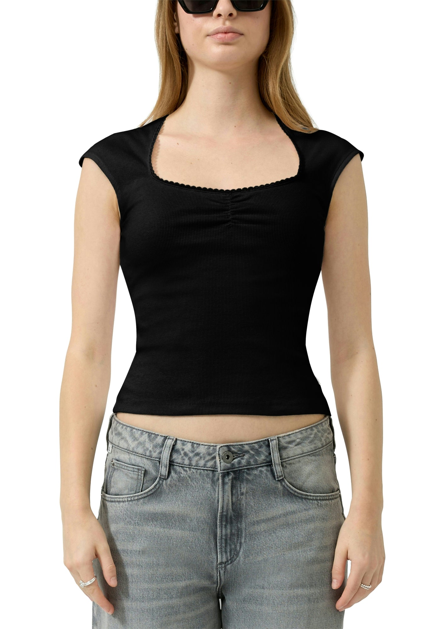 Q/S by s.Oliver T-Shirts  schwarz