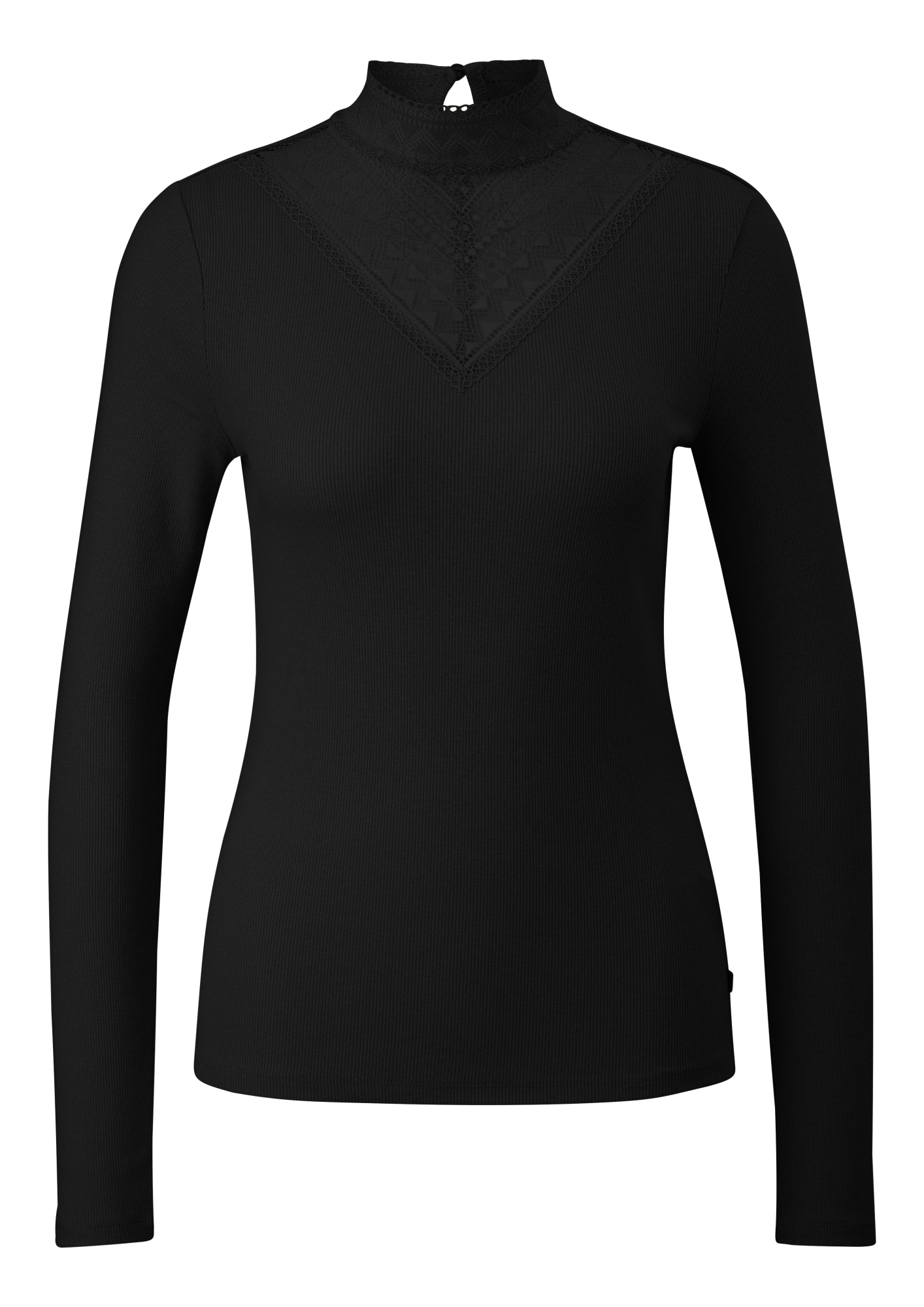 Q/S by s.Oliver Langarmshirts  schwarz
