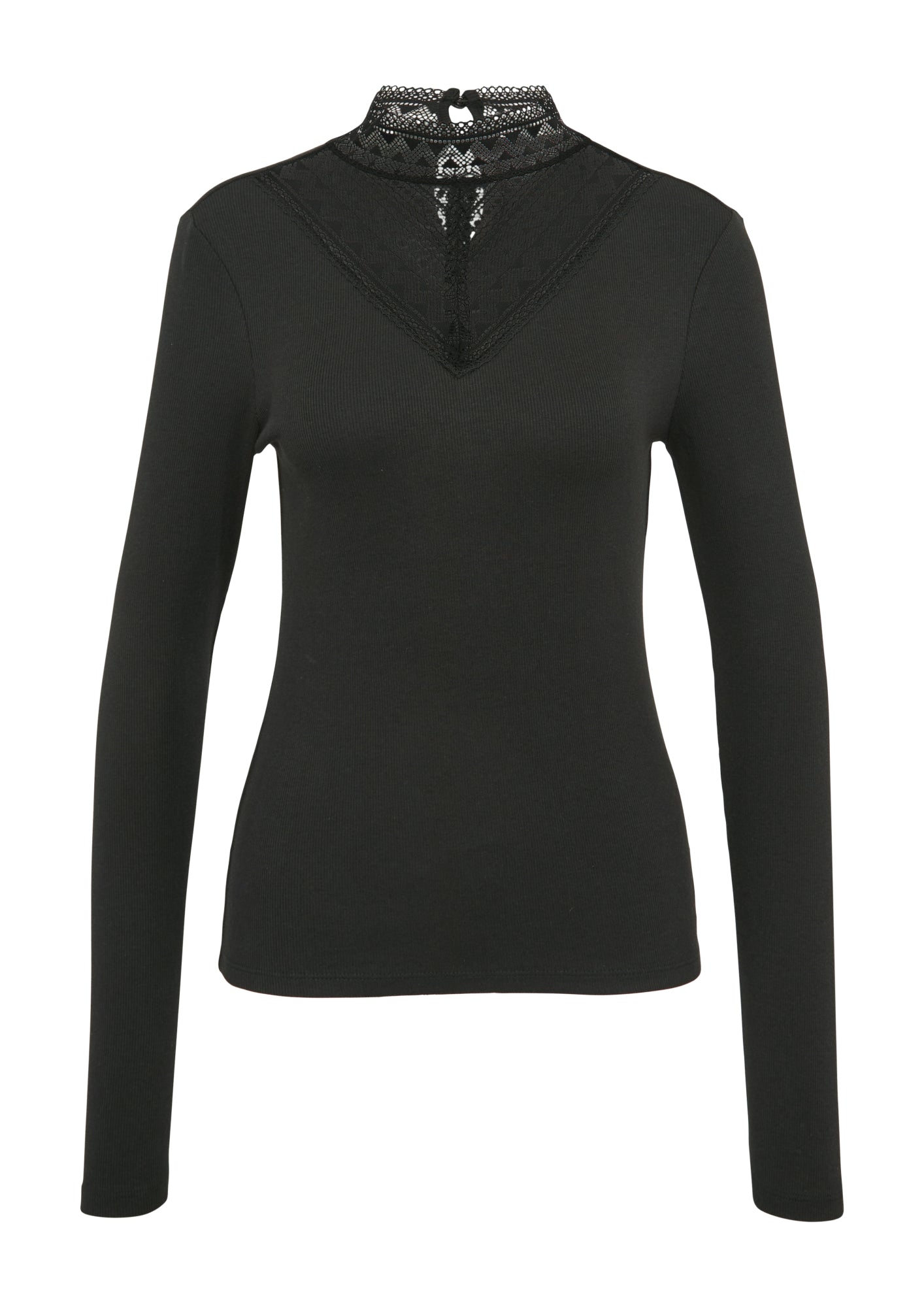 Q/S by s.Oliver Langarmshirts  schwarz