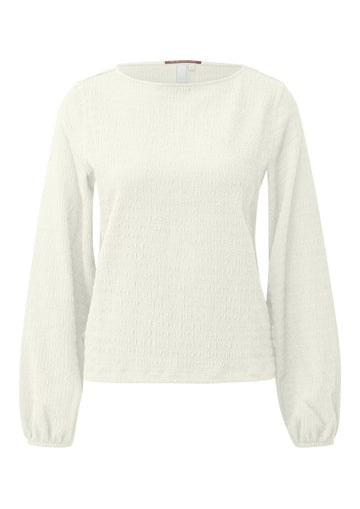 Shirt aus strukturierter Ware