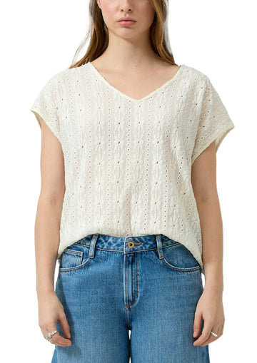 Shirt mit Ajourmuster