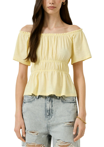 Shirt mit Off-Shoulder-Ausschnitt