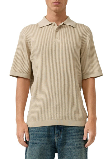 Strick-Poloshirt