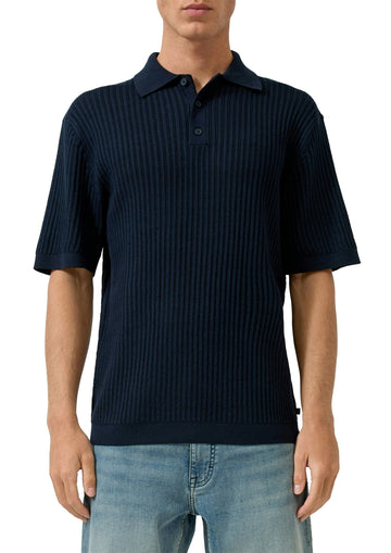 Strick-Poloshirt