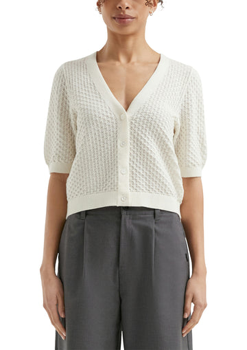 Strickjacke mit Ajourmuster