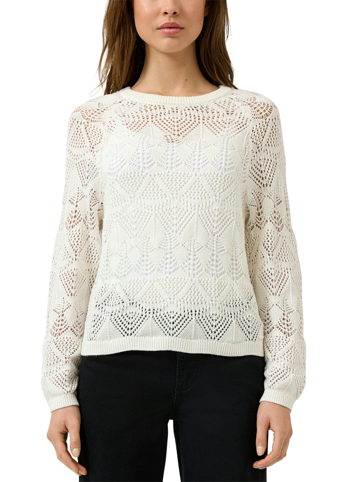 Q/S by s.Oliver Pullover  creme