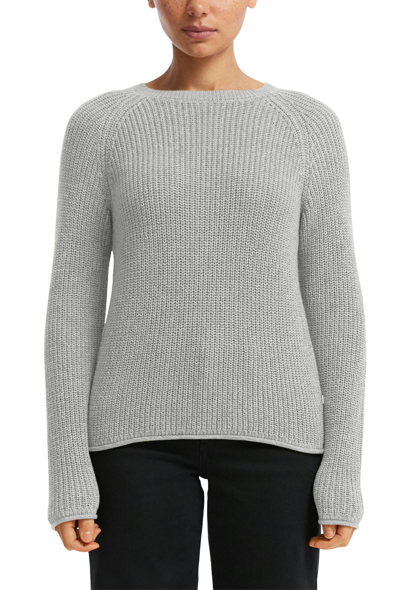Q/S by s.Oliver Pullover  grau