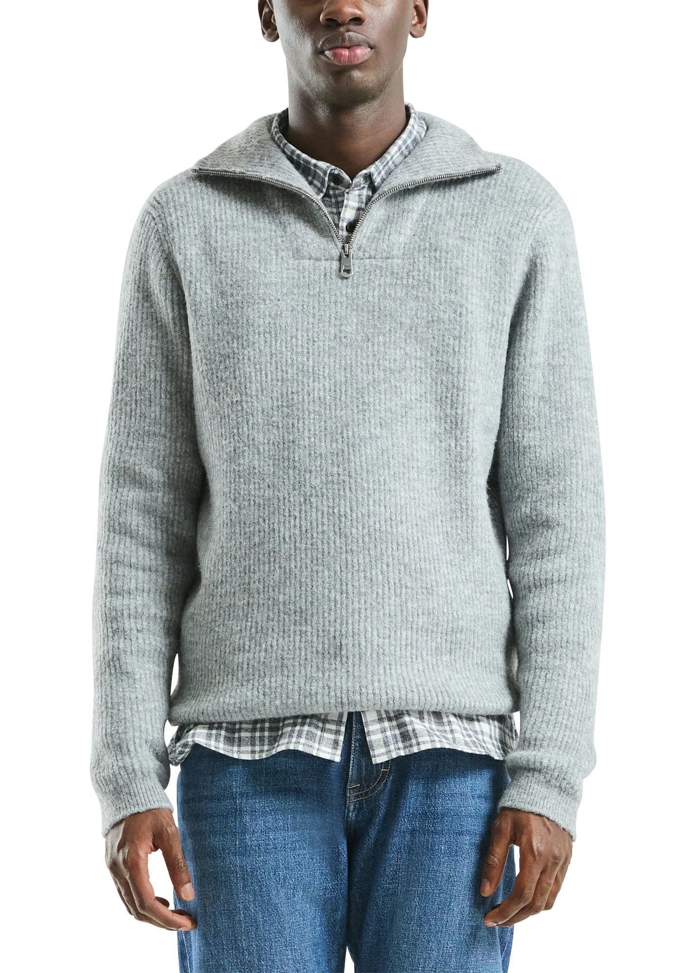 Q/S by s.Oliver Pullover  grau